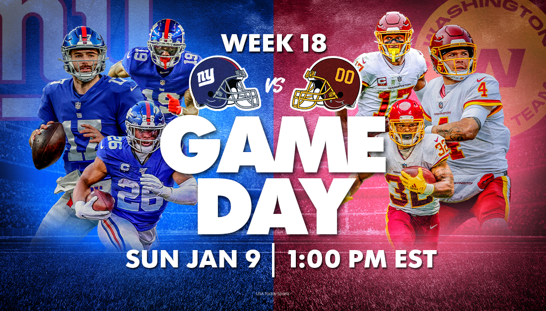 Washington at New York Giants live stream, TV channel, start time, how to watch the NFL