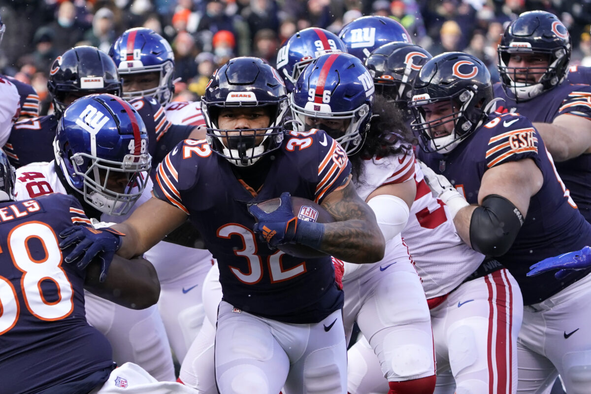 Bears RB David Montgomery scores 2nd touchdown vs. Giants