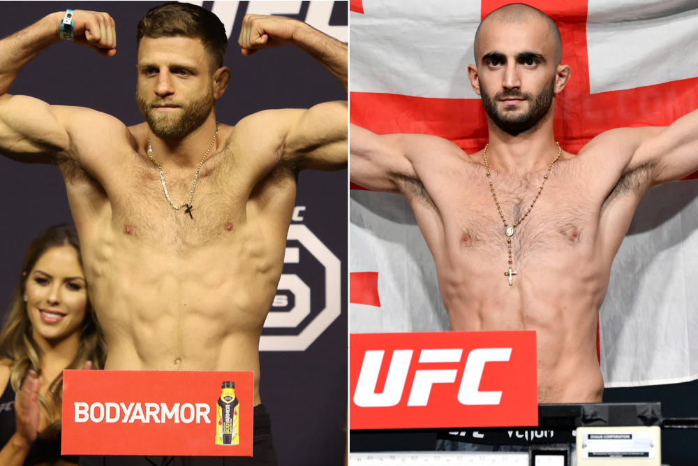 Giga Chikadze swelling as betting favorite over Calvin Kattar in UFC’s first main event of 2022