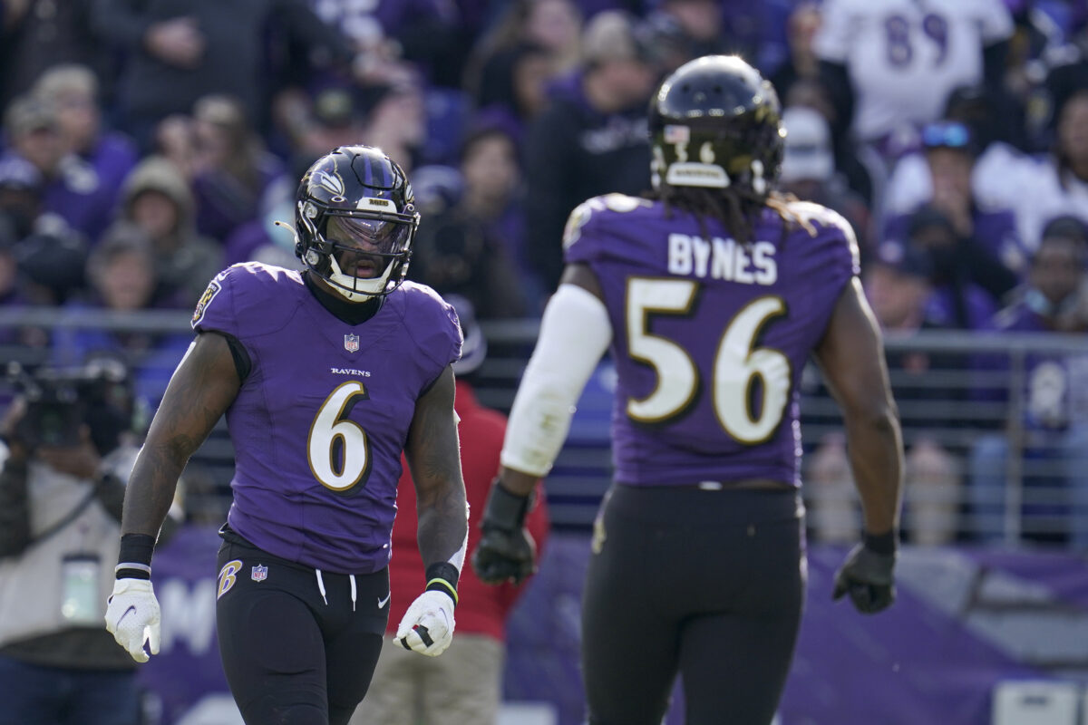 Ravens ILB Josh Bynes talks about maturation of ILB Patrick Queen during 2021 season