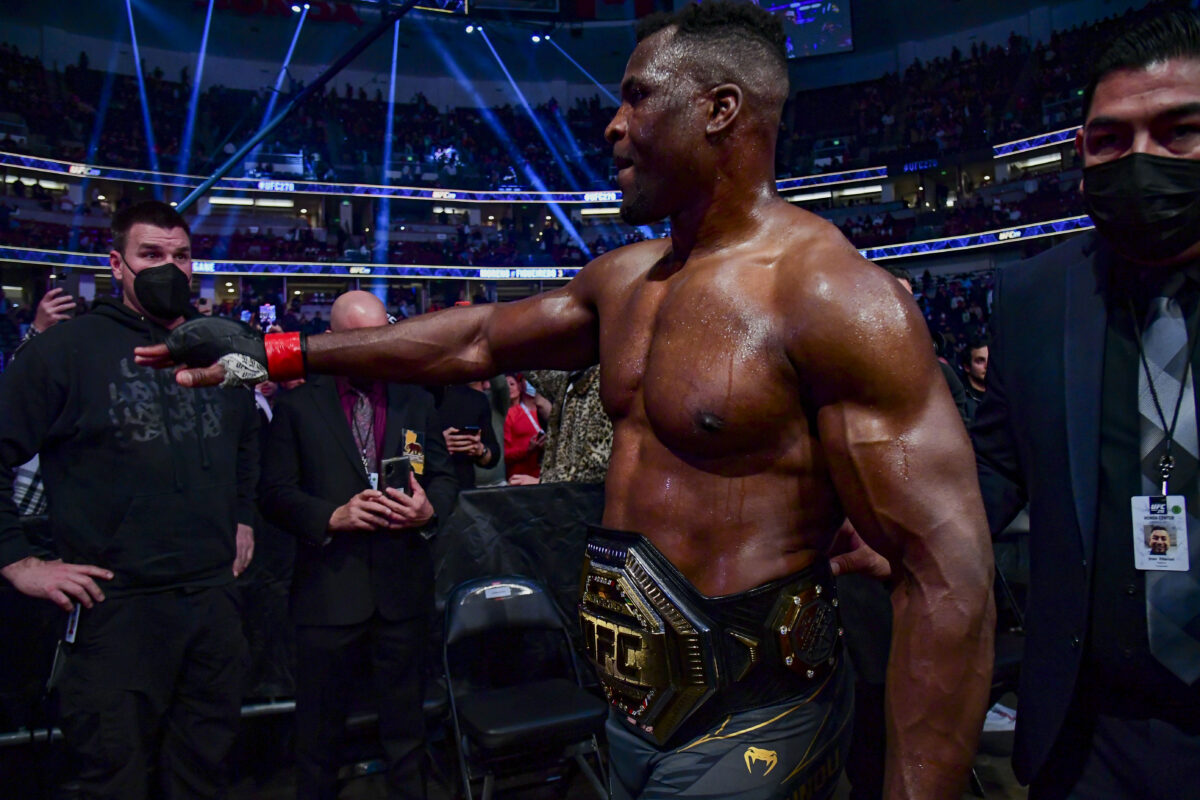 Francis Ngannou to have knee surgery, faces nine-month recovery following UFC 270 win