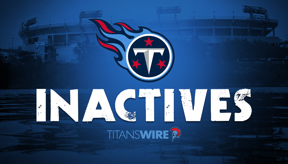 Tennessee Titans vs. Houston Texans: Inactives for Week 18