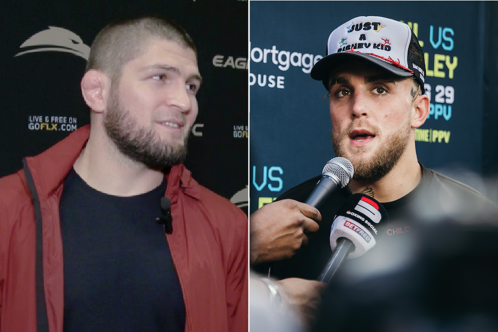 Khabib Nurmagomedov says he offered Jake Paul an Eagle FC contract: ‘We’re waiting on his answer’
