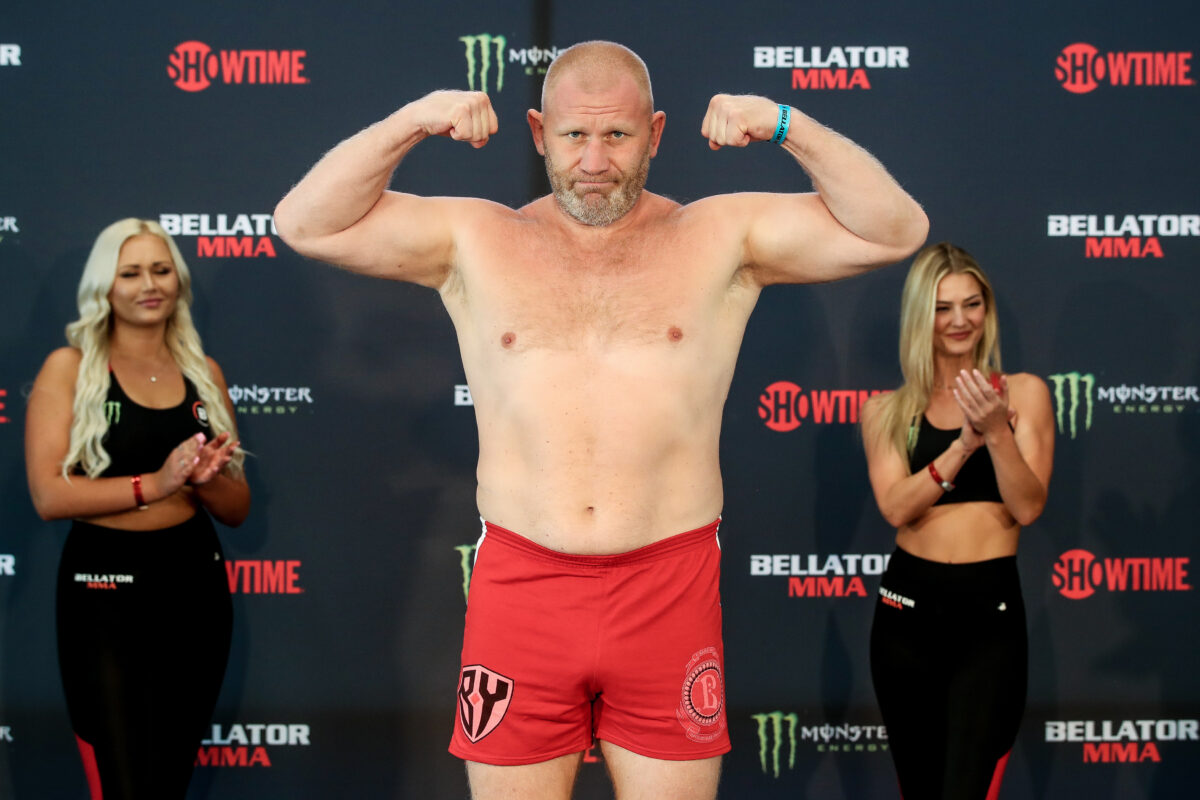 Eagle FC 44 weigh-in results: Spong-Kharitonov, Evans-Checco official