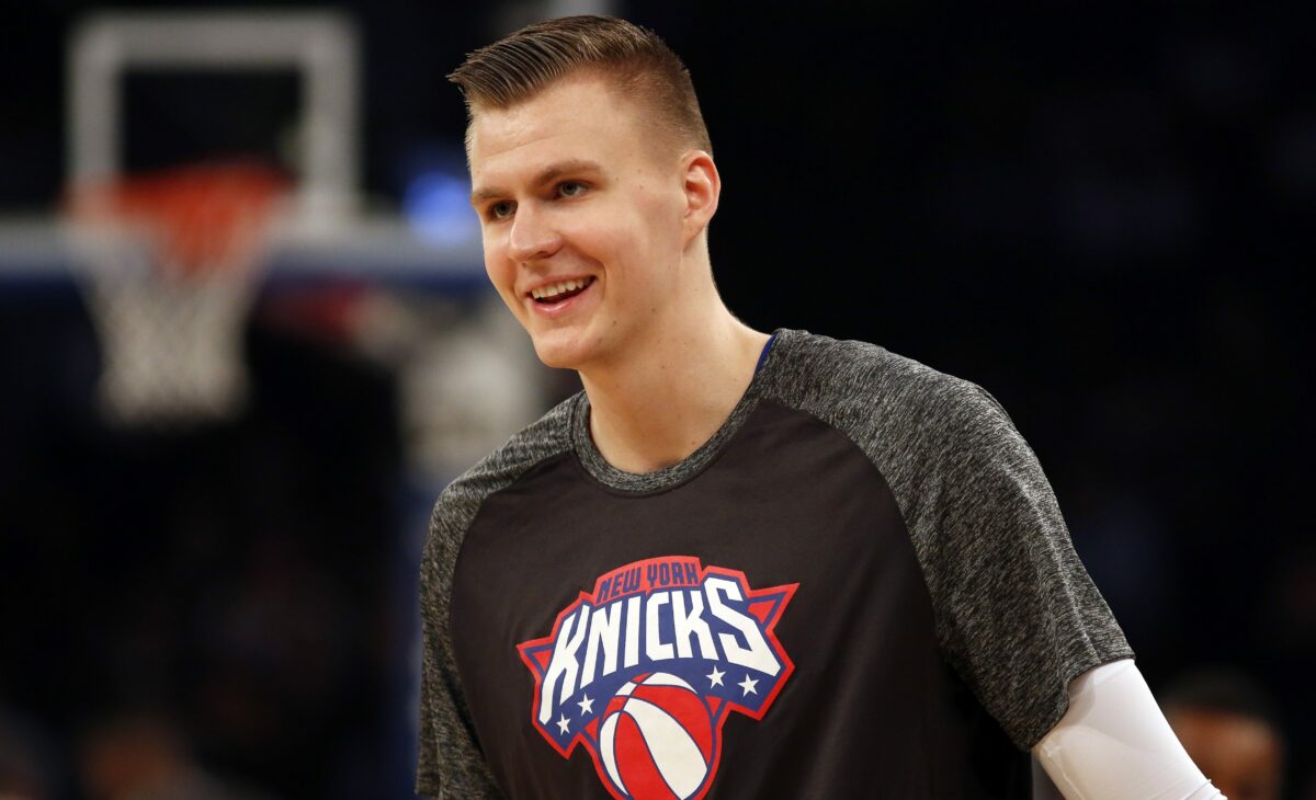 The Mavs’ Kristaps Porzingis sent a signed jersey to a bettor after blowing a $76K parlay