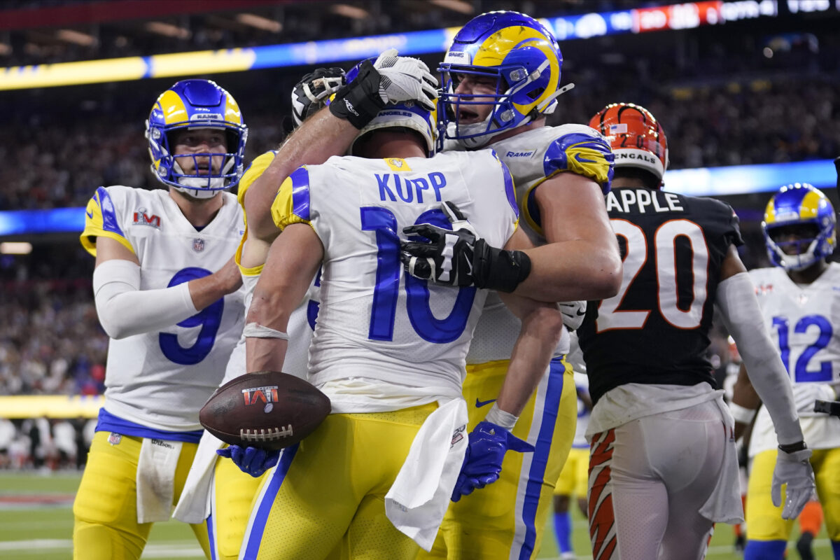 Watch the Super Bowl-winning touchdown from Matthew Stafford to Cooper Kupp