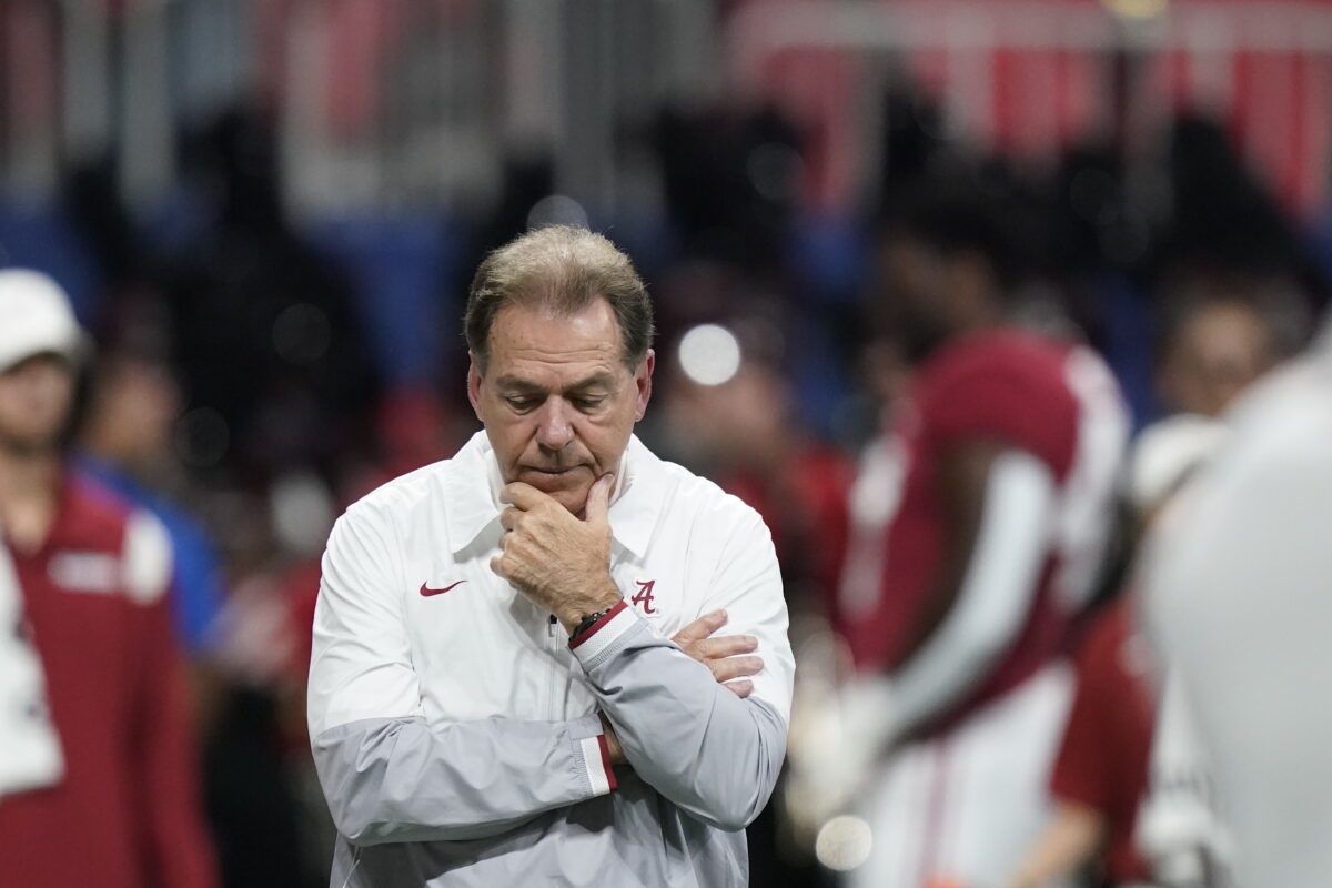 Alabama HC Nick Saban named the top CFB coach in 2022 by 247Sports