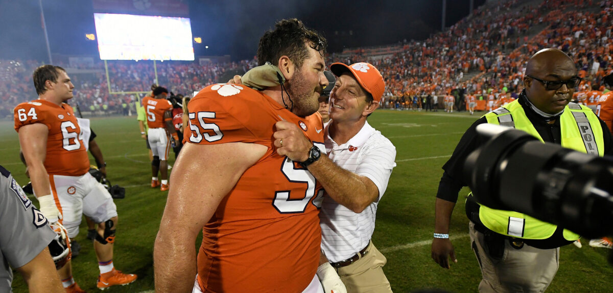 What the end of Rayburn’s playing career means for Clemson’s offensive line