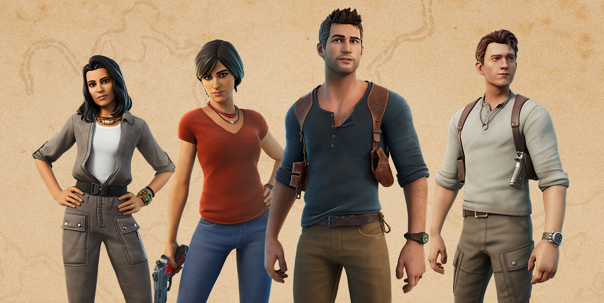 Fortnite’s Uncharted Skins are available now