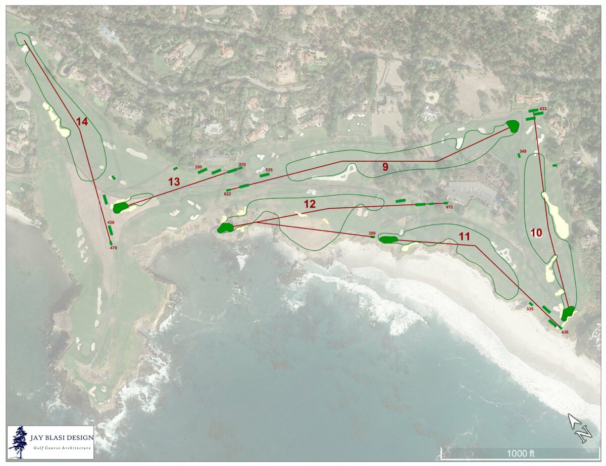 Re-routing Pebble Beach into a figure 8? One golf architect says it would enhance the experience