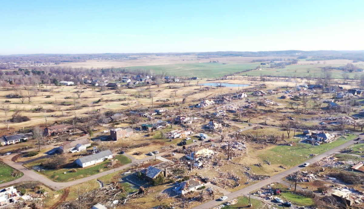 Dozens of homes are buried in a landfill on Emma Talley’s golf course in Kentucky, where they’re rebuilding after devastating tornado