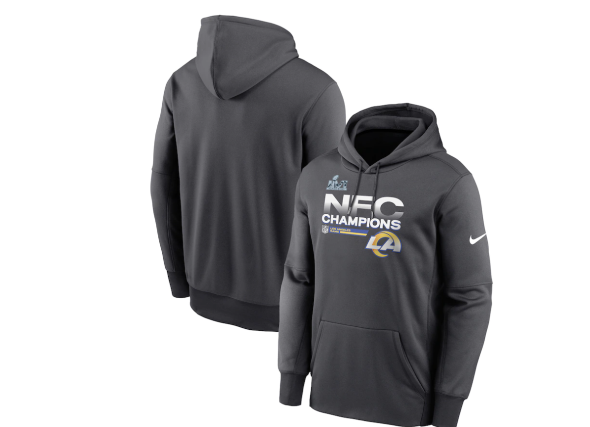 Los Angeles Rams 2021 NFC Championship gear, where to buy, get your official hats, shirts, and hoodies for Super Bowl 56