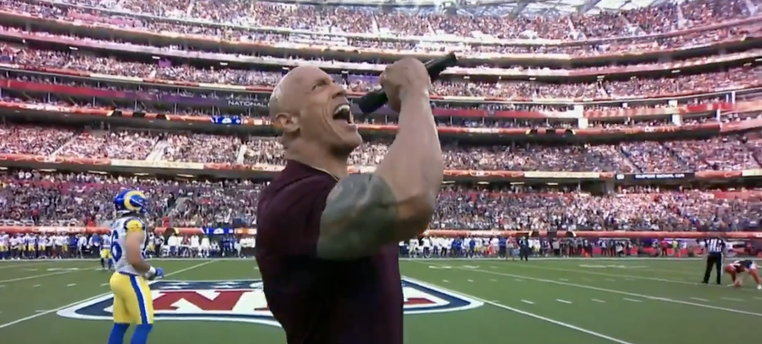 The Rams and Bengals were hilariously confused by The Rock’s Super Bowl intro