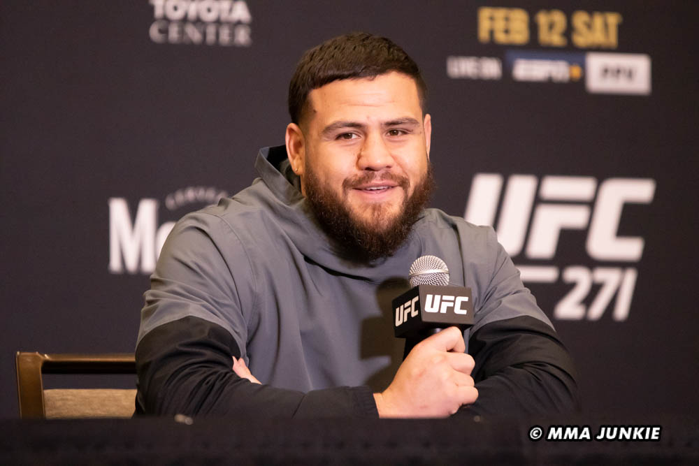 Tai Tuivasa has simple plan at UFC 263: Land the hardest punch, drink beer out of a ‘ball guard’