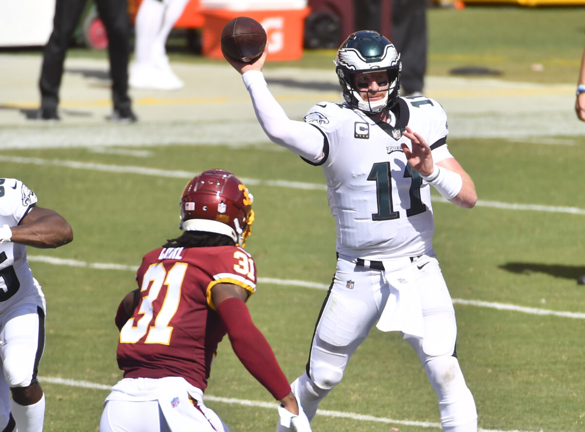Could Carson Wentz be an option for the Commanders in 2022?