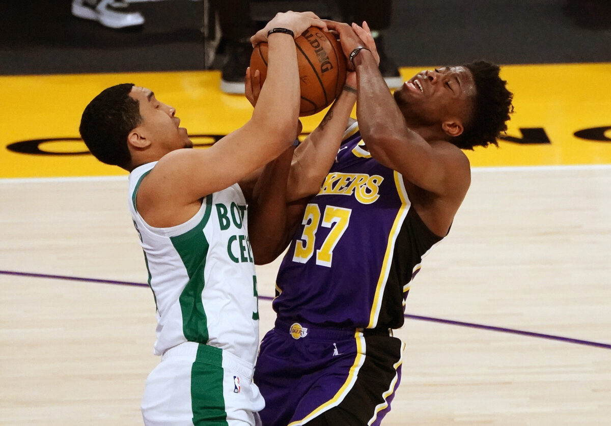 Former Celtics two way point guard Tremont Waters traded to Los Angeles Lakers G League team
