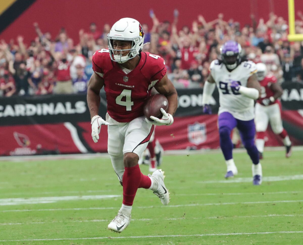 Cardinals anticipate increased role for WR Rondale Moore in 2nd year