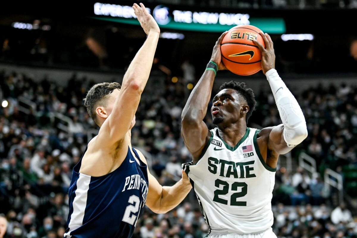 Michigan State basketball listed as slight favorite over Penn State