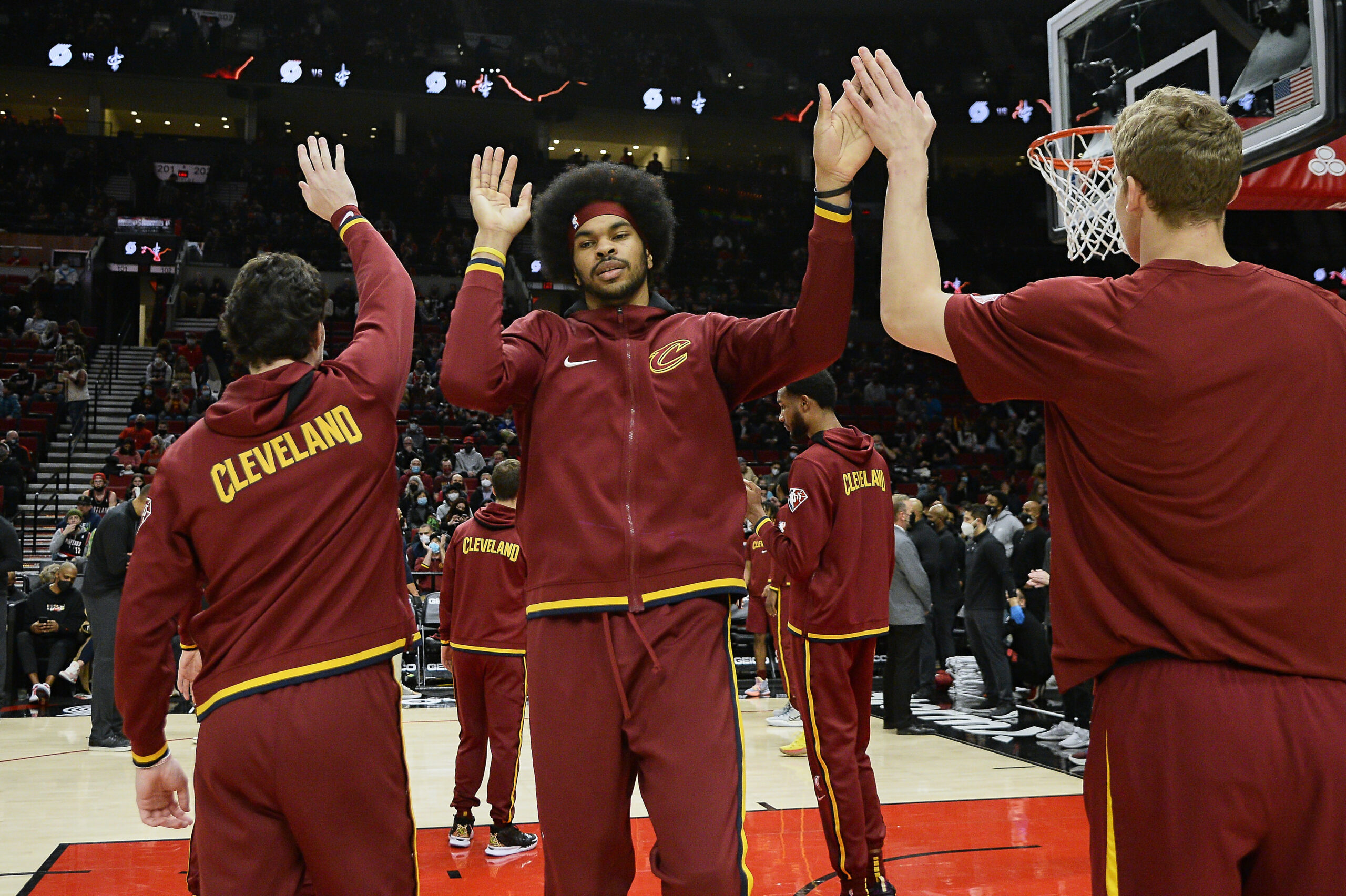 Jarrett Allen has a separate iPhone he uses just to join the Cavaliers’ group chat