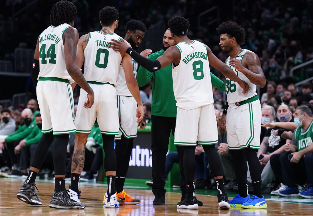 FiveThirtyEight NBA Predictions currently sees the Boston Celtics as 5th-most likely to win NBA Finals