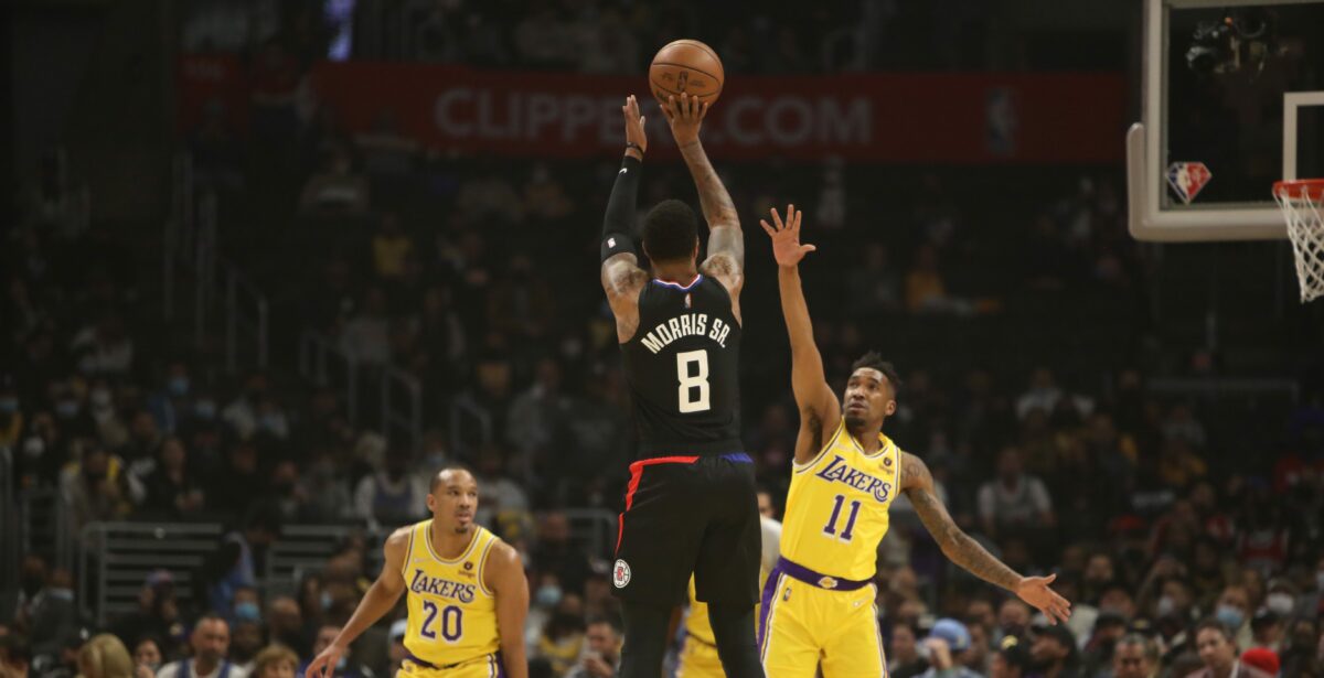 Clippers’ Marcus Morris calls the Lakers an average team