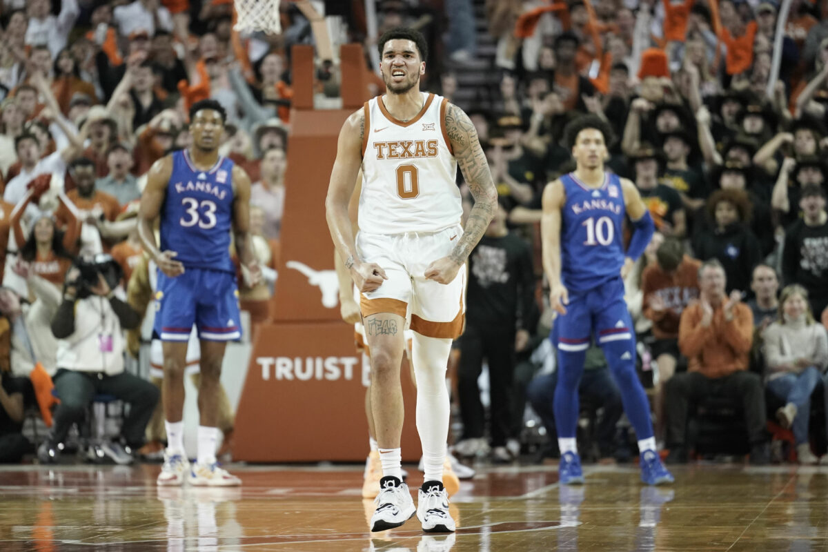 Texas up to a No. 4 seed in ESPN’s latest bracketology