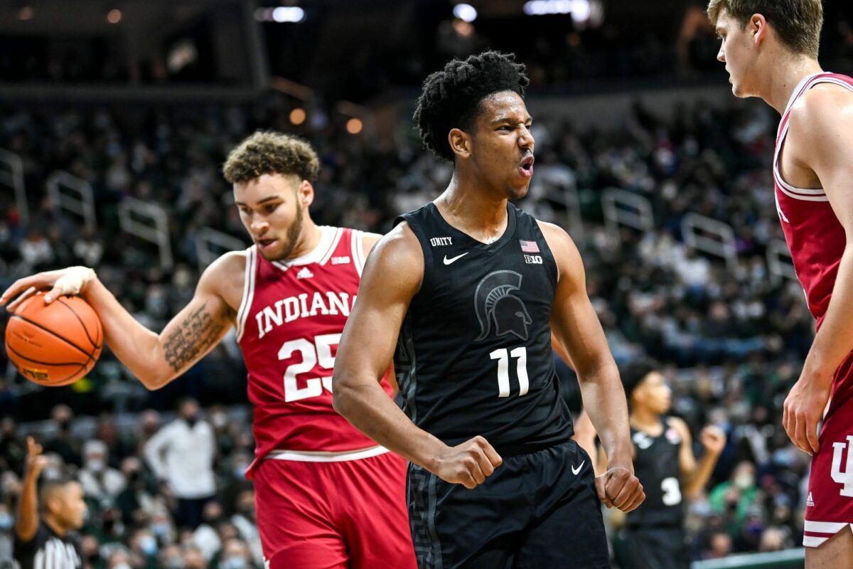 WATCH: Highlights from MSU basketball’s win over Indiana on Saturday