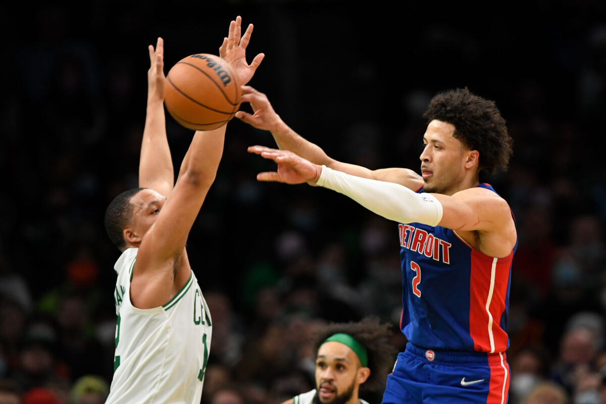 WATCH: Boston’s Grant Williams scores 17 points on Pistons on 4-of-7 shooting from deep