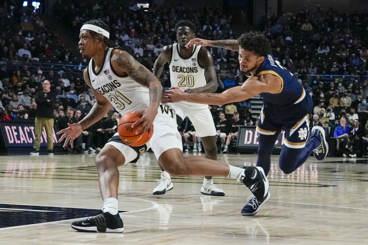 Notre Dame’s 3-point shooting not enough in loss to Wake Forest