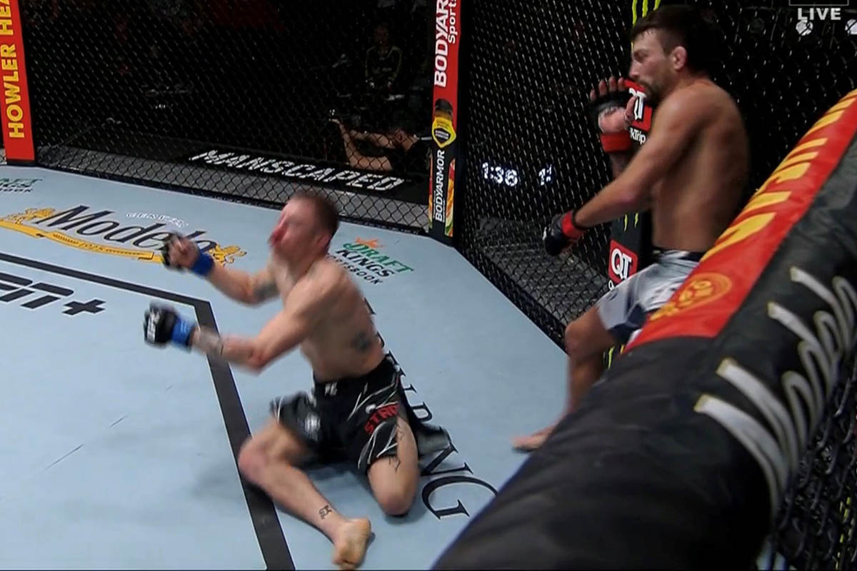 UFC Fight Night 201 video: Chad Anheliger floors Jesse Strader for late TKO