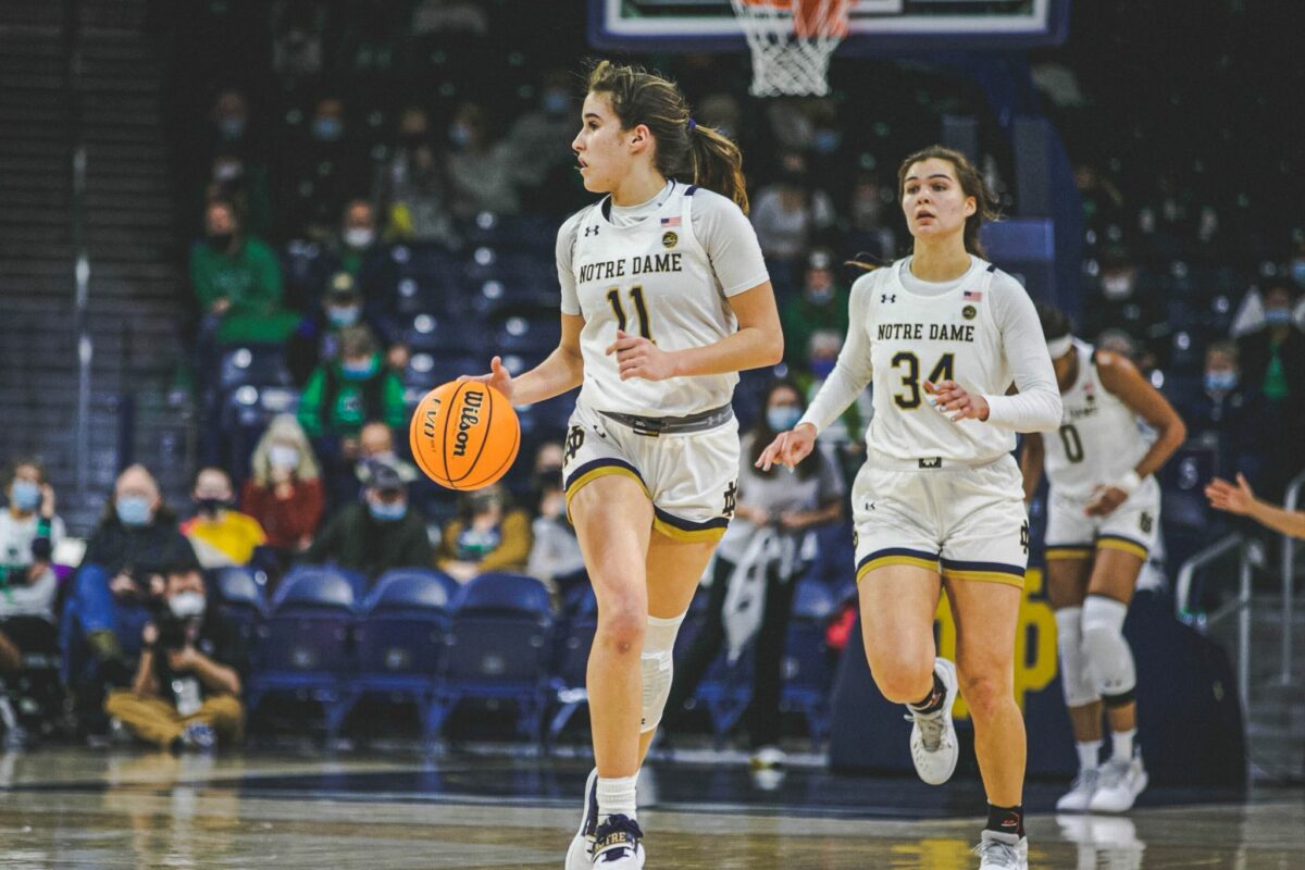Notre Dame women’s basketball routs Clemson, earns double-bye in ACC Tournament