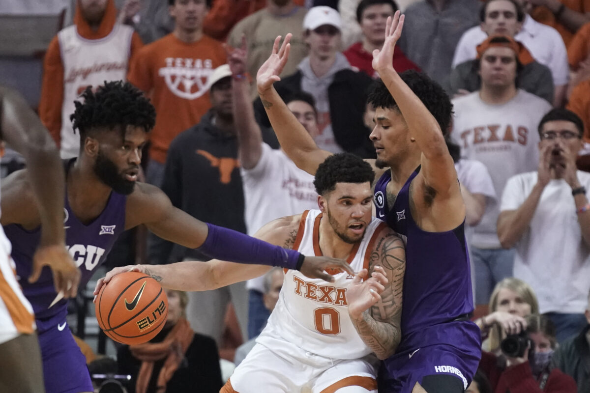 No. 20 Texas comes up clutch in the second half to beat TCU 75-66