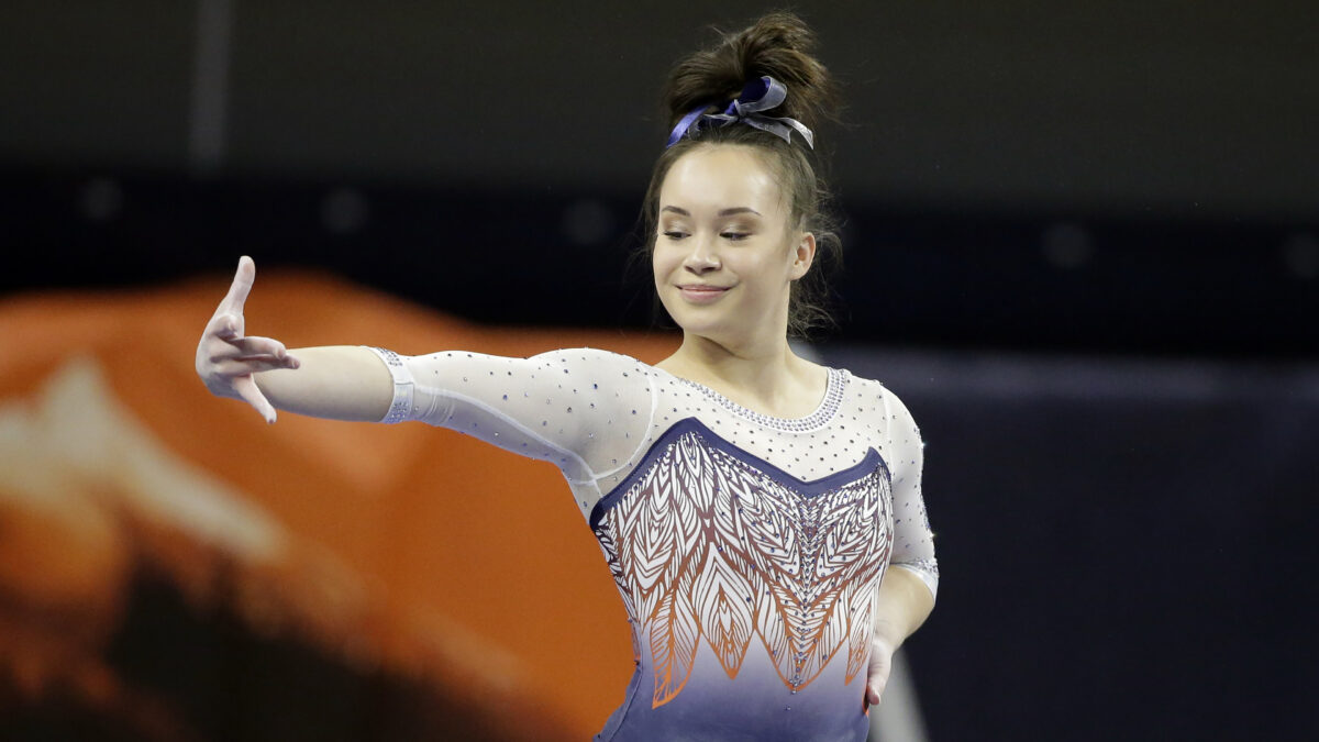 Auburn Gymnastics sets beam record, wins top 10 matchup with Missouri