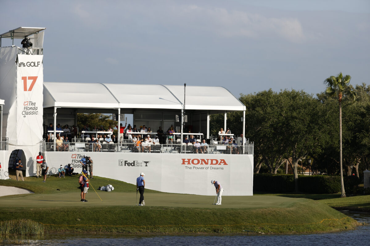 17th hole at Honda Classic might be closest thing to rowdy 16th at TPC Scottsdale