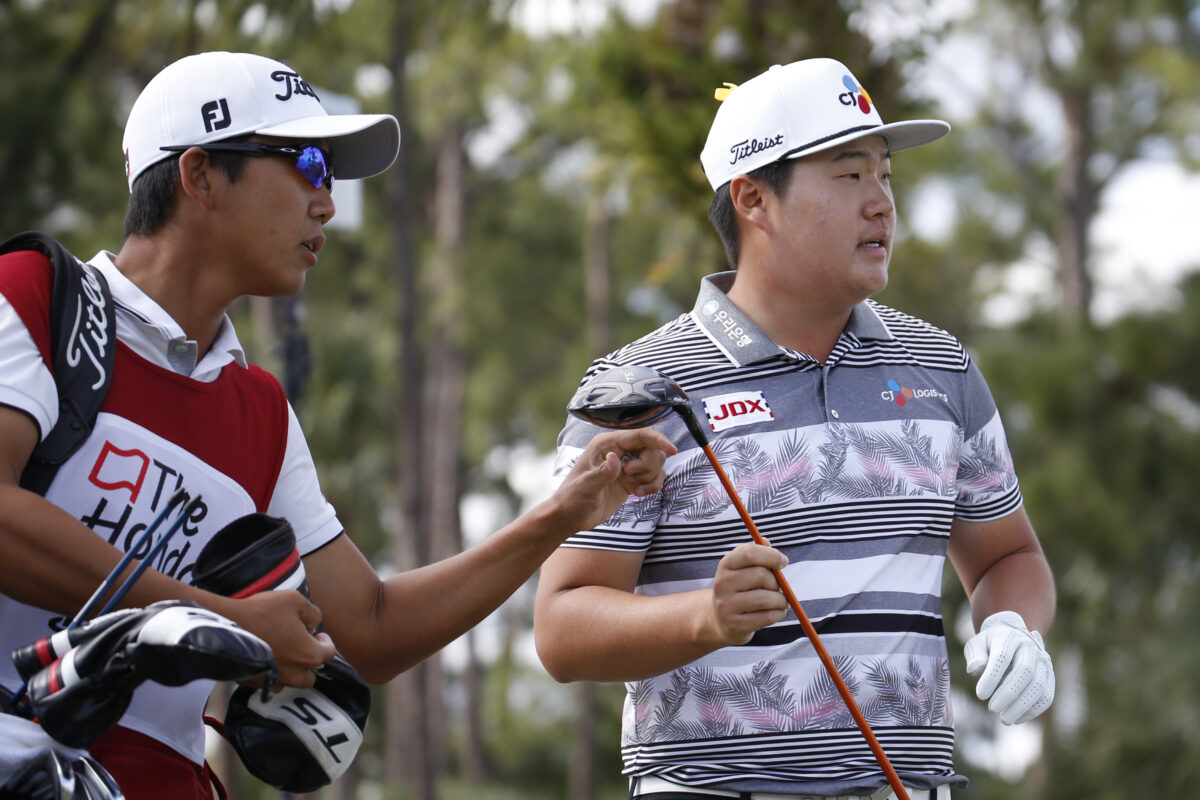 How a former college superstar used a breakthrough week on Sungjae Im’s bag to kickstart his own pro career