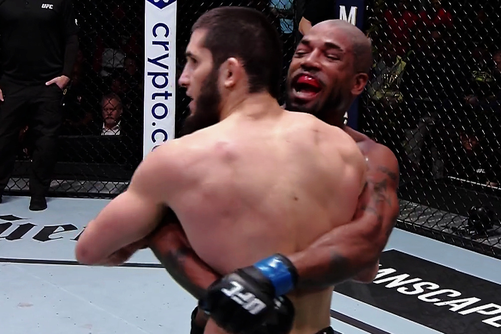 Twitter reacts to Islam Makhachev’s dominant TKO of Bobby Green at UFC Fight Night 202