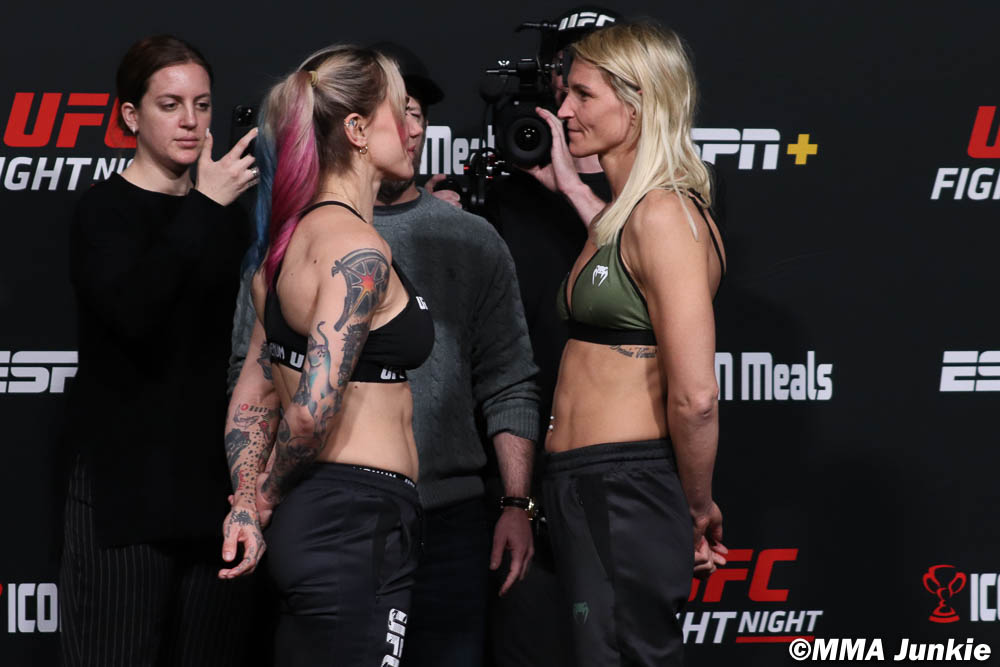 UFC Fight Night 201 weigh-in highlights, faceoffs and photo gallery