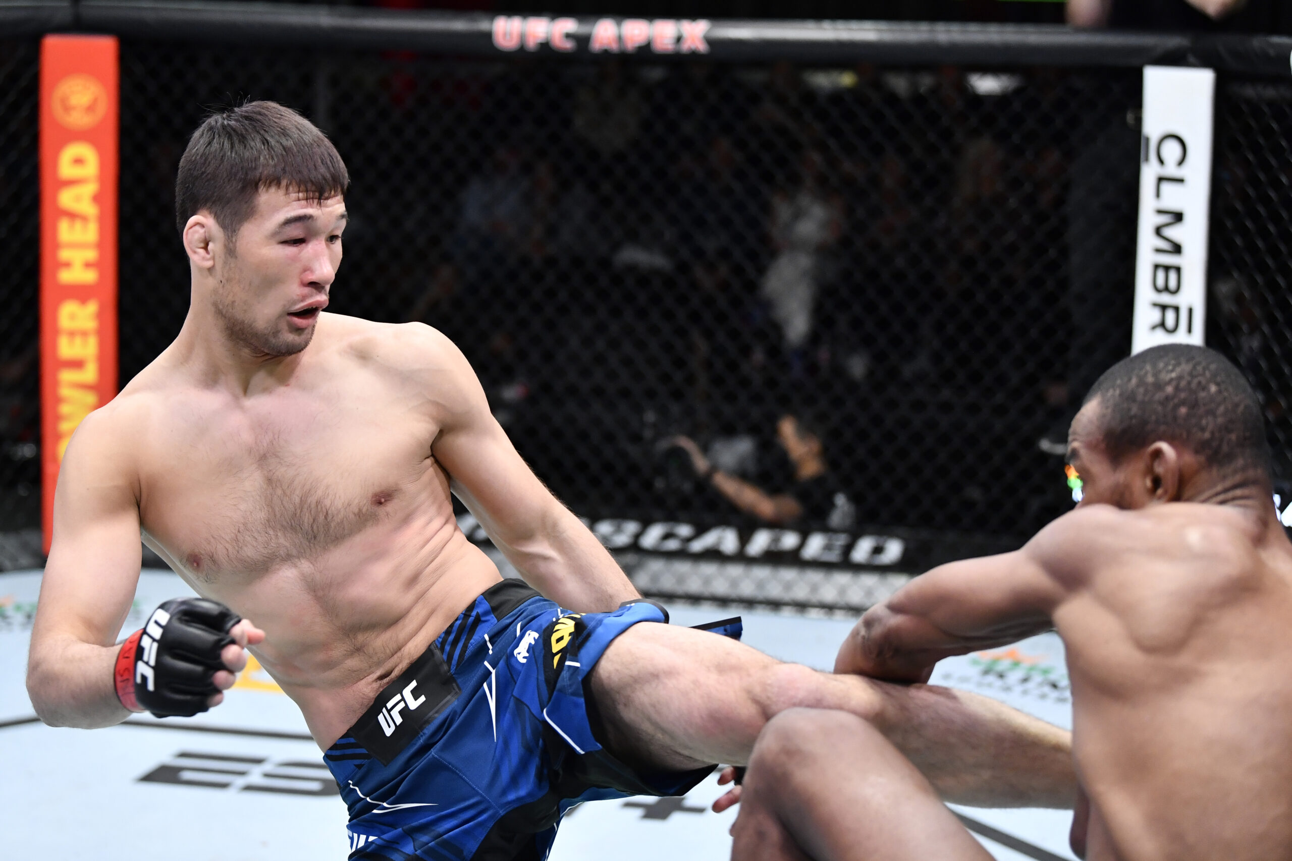 UFC Fight Night 200 video: Shavkat Rakhmonov crushes Carlston Harris with spinning wheel kick