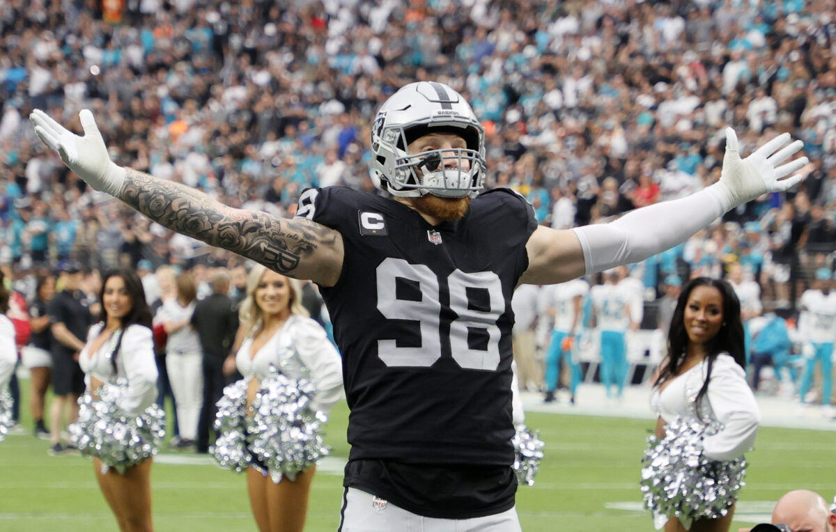 Maxx Crosby and the best Raiders tattoo in franchise history lead the way for Raider Nation