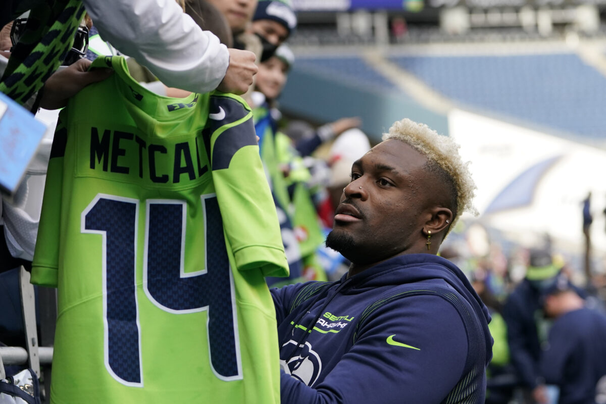 Throwback Thursday: D.K. Metcalf got emotional during his draft call with Seahawks