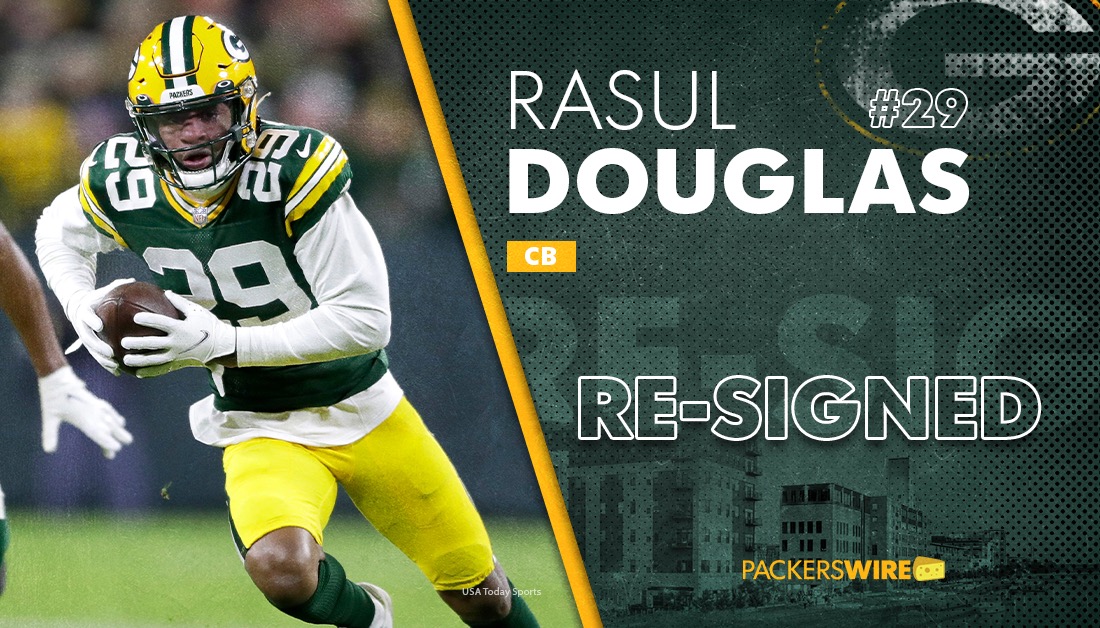 Packers re-signing CB Rasul Douglas