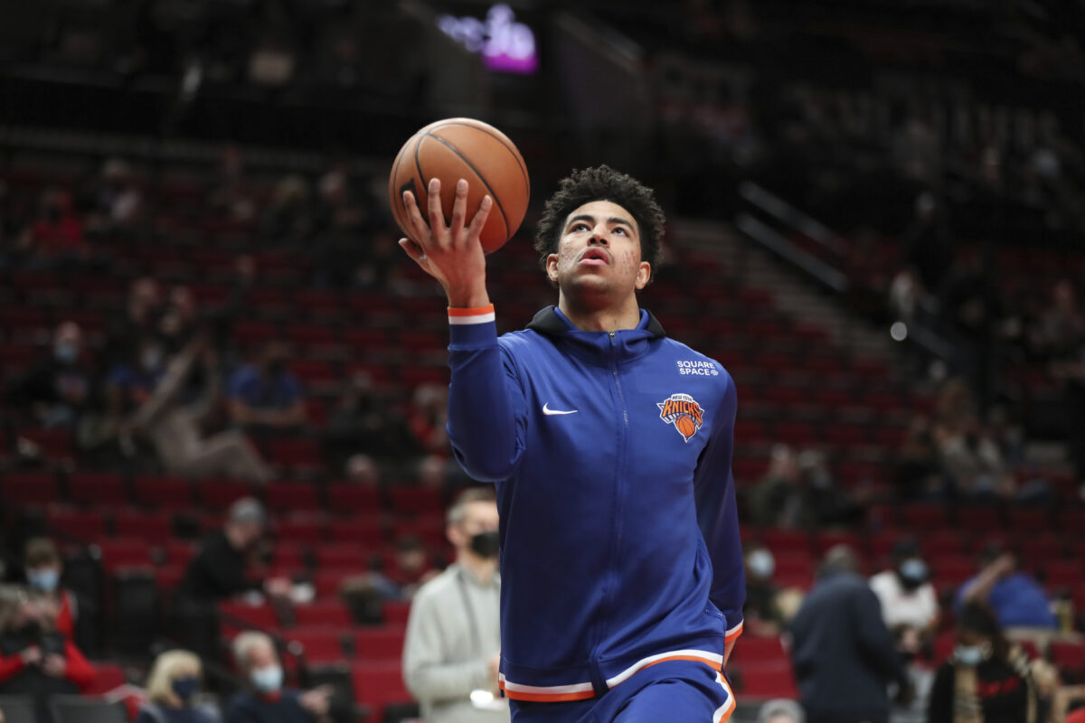 Knicks set potential return for Quentin Grimes following knee injury