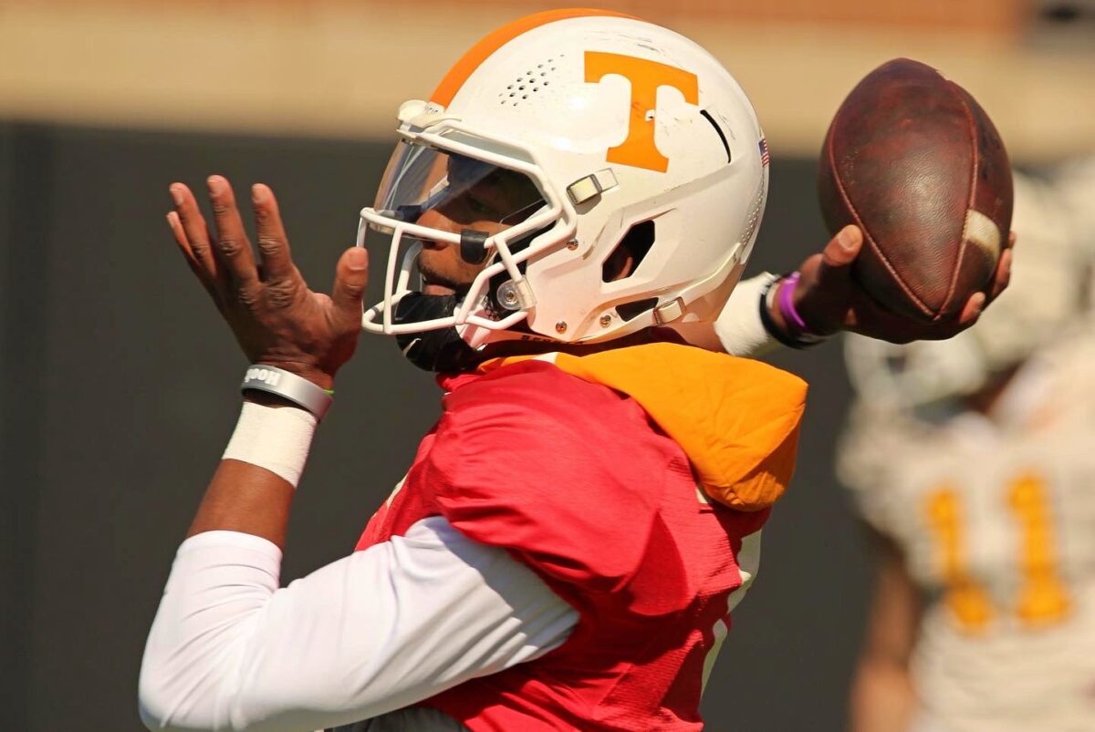 Spring practices: Hendon Hooker has really good understanding of Vols’ offense