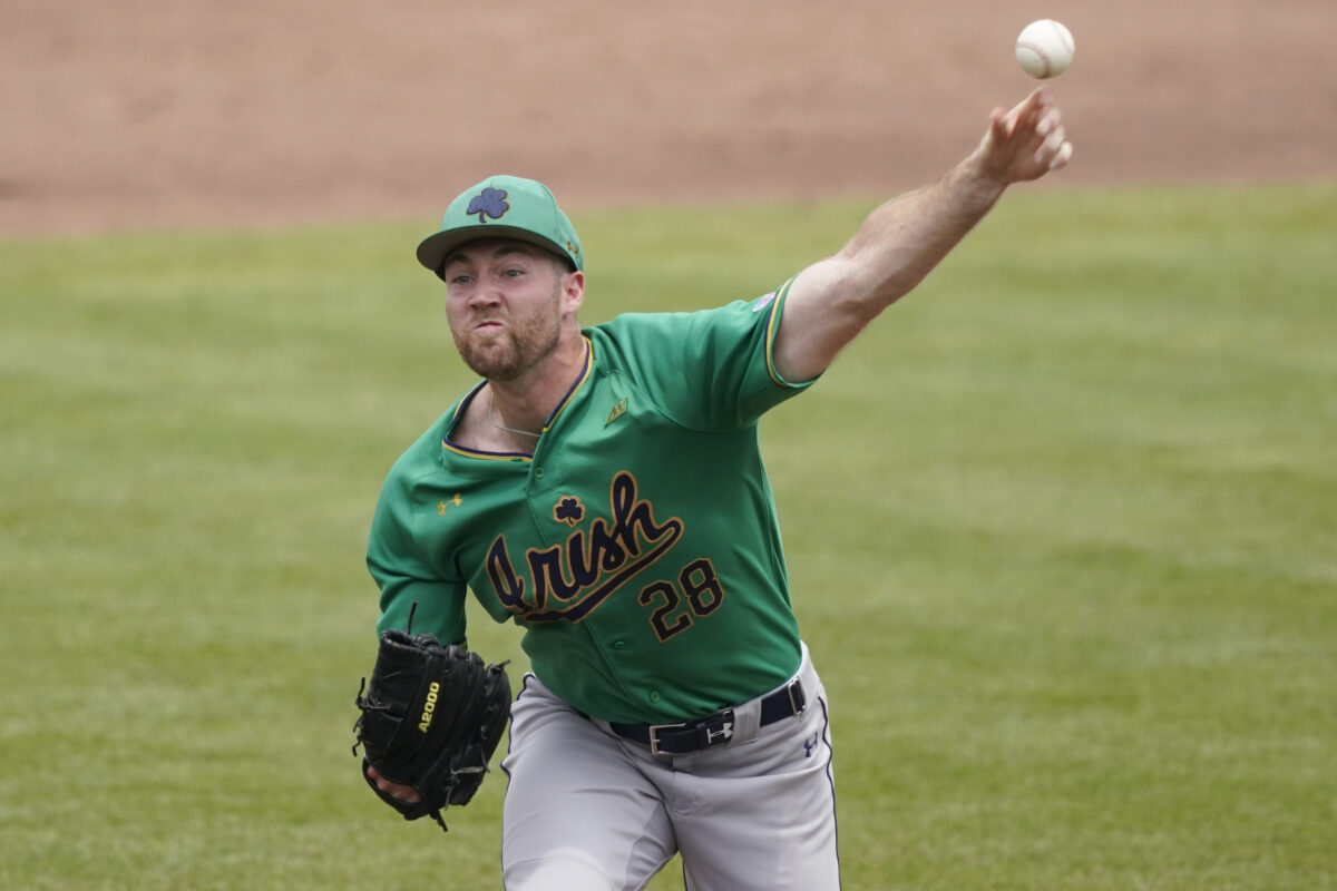 Notre Dame Baseball escapes with a win against Michigan State