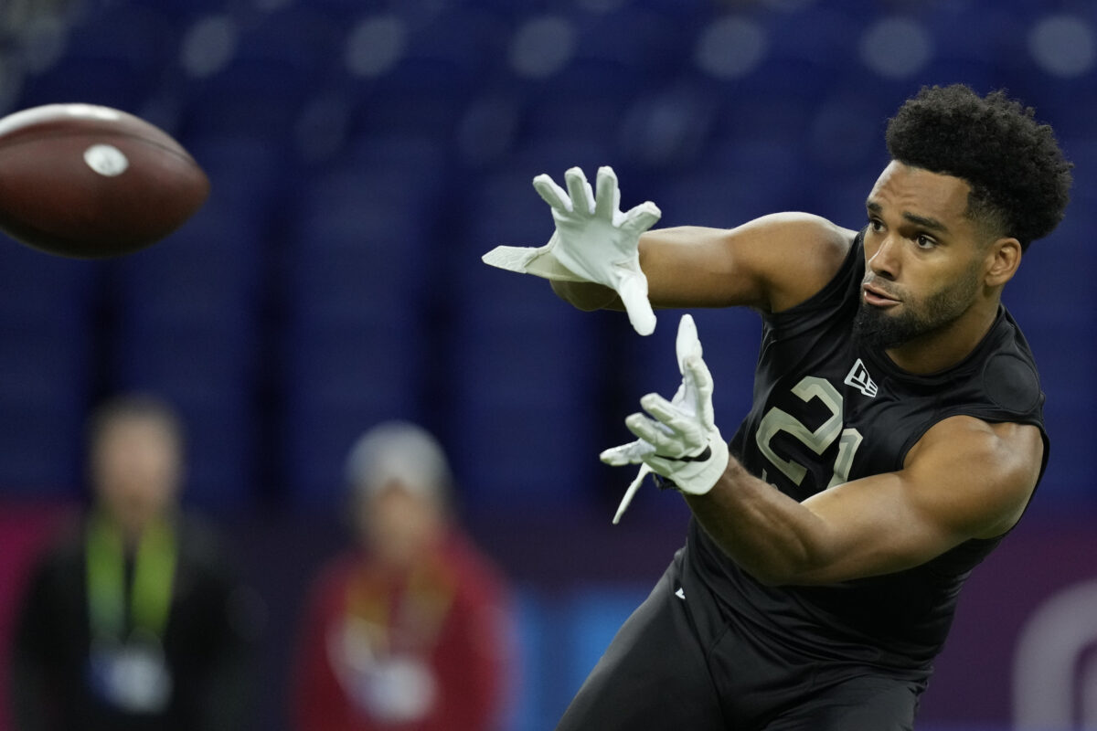 Receiver standouts from the first day of scouting combine drills