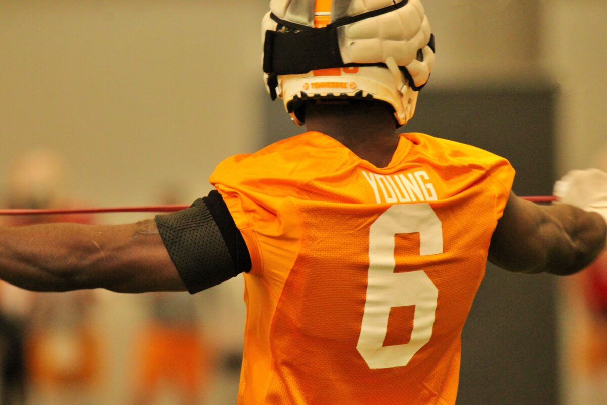 Byron Young discusses Vols’ spring practices