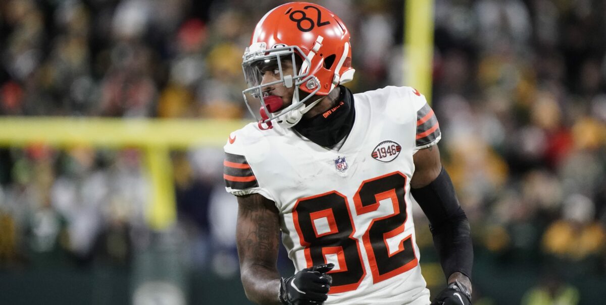 Panthers agree to one-year deal with former Browns WR Rashard Higgins
