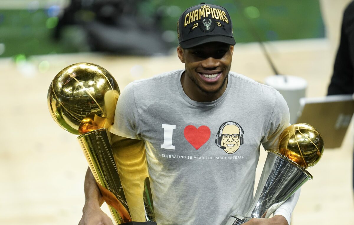 7 of Giannis Antetokounmpo’s best dad jokes, which he can’t stop telling