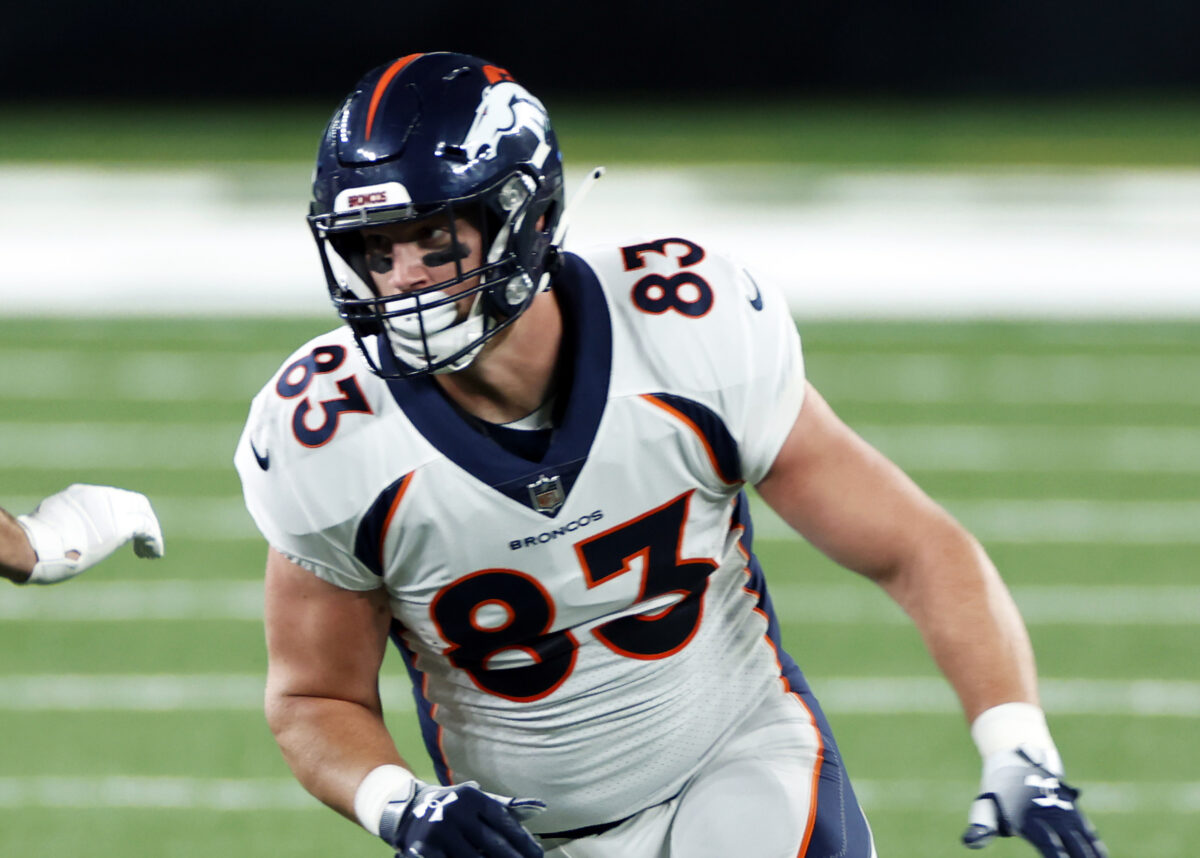 Broncos re-sign FB/TE Andrew Beck to 1-year contract