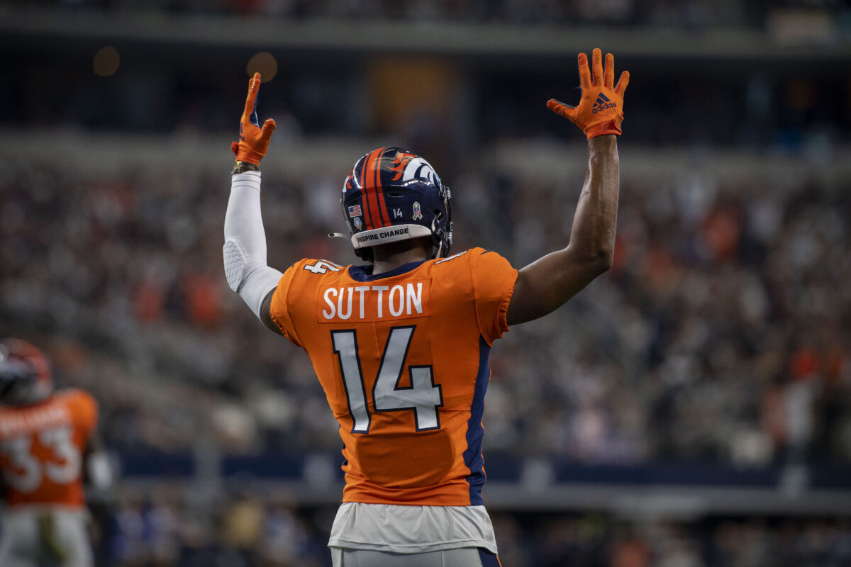 Broncos restructure Courtland Sutton’s contract, creating more cap space